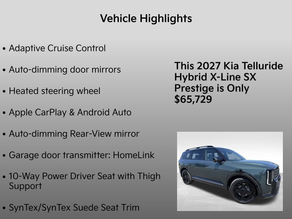 New 2027 Kia Telluride X-Line SX Prestige AWD/4WD image 35