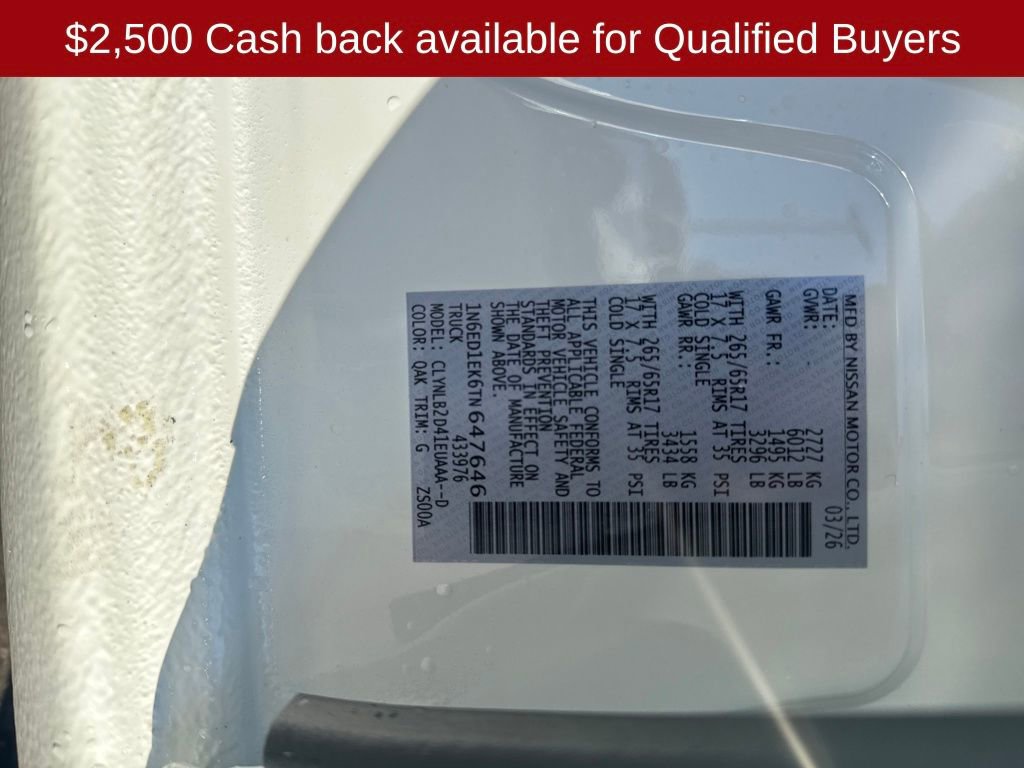 New 2026 Nissan Frontier SV image 29