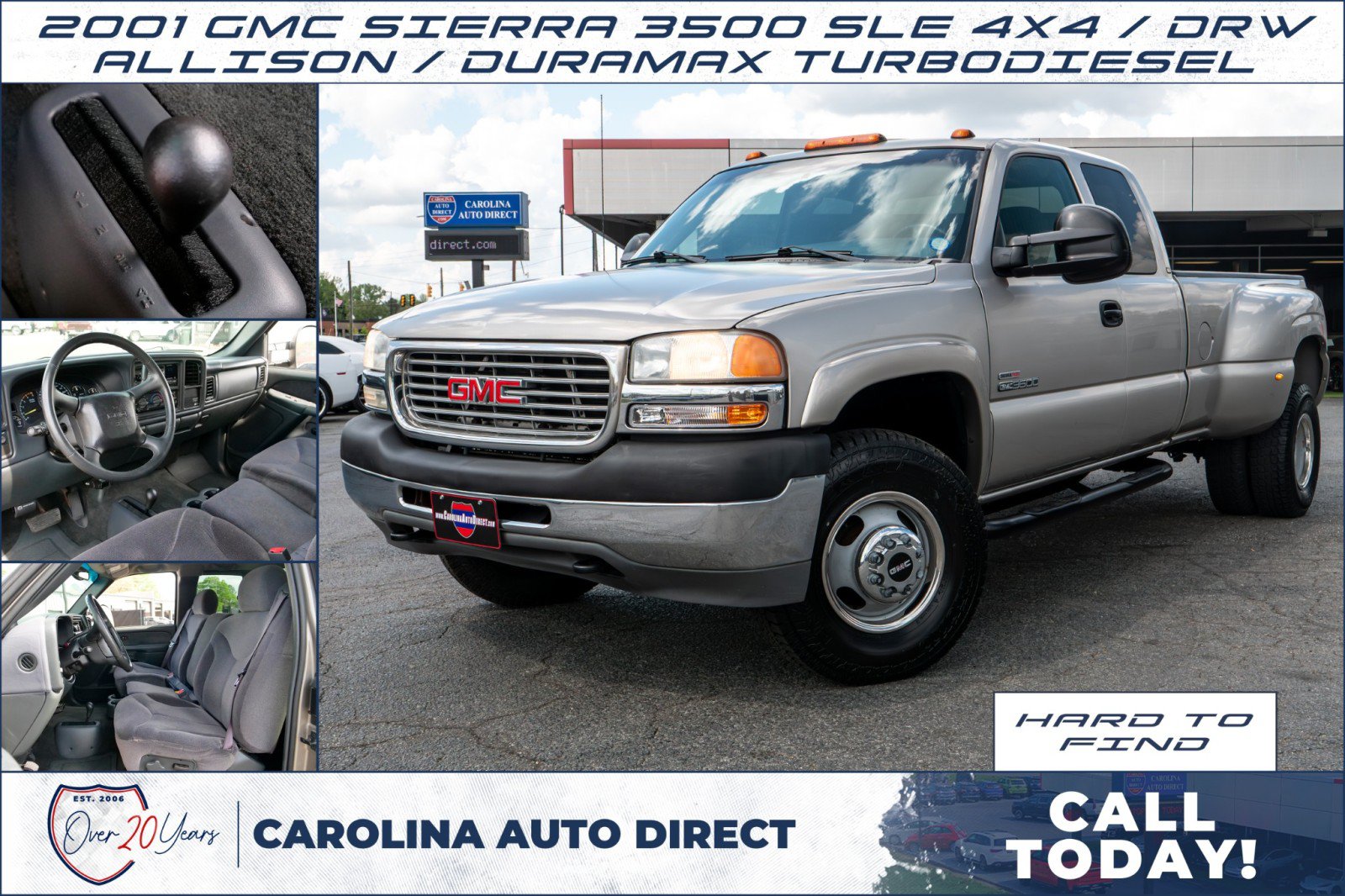Used 2001 GMC Sierra 3500 4x4 Extended Cab video 1