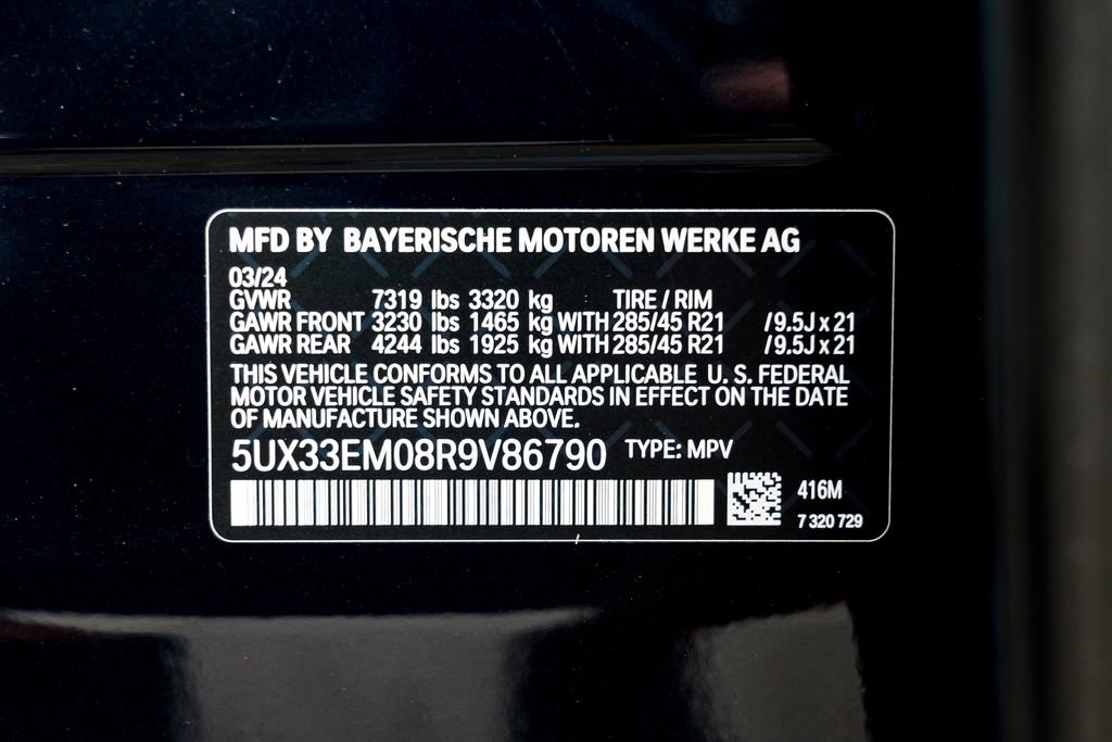 Used 2024 BMW X7 M60i w/ Executive Package AWD/4WD image 65