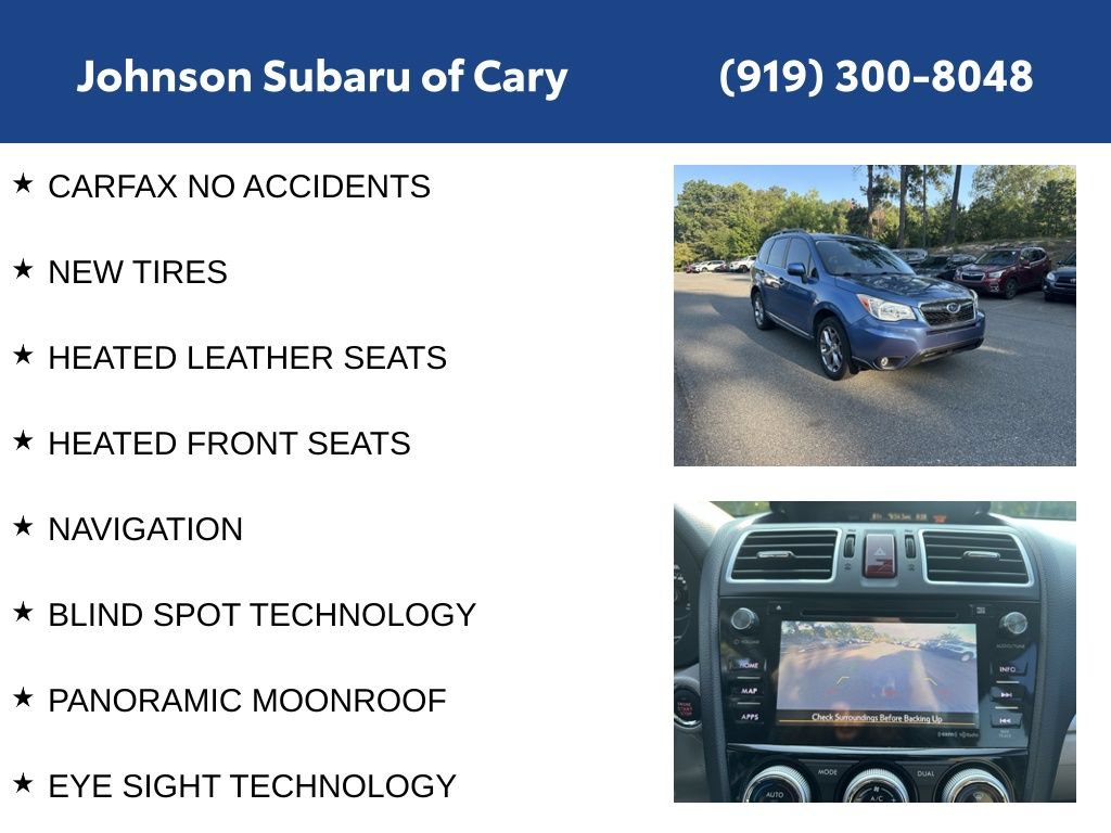 Used 2016 Subaru Forester 2.5i Touring w/ Eyesight & Navigation System AWD/4WD image 6