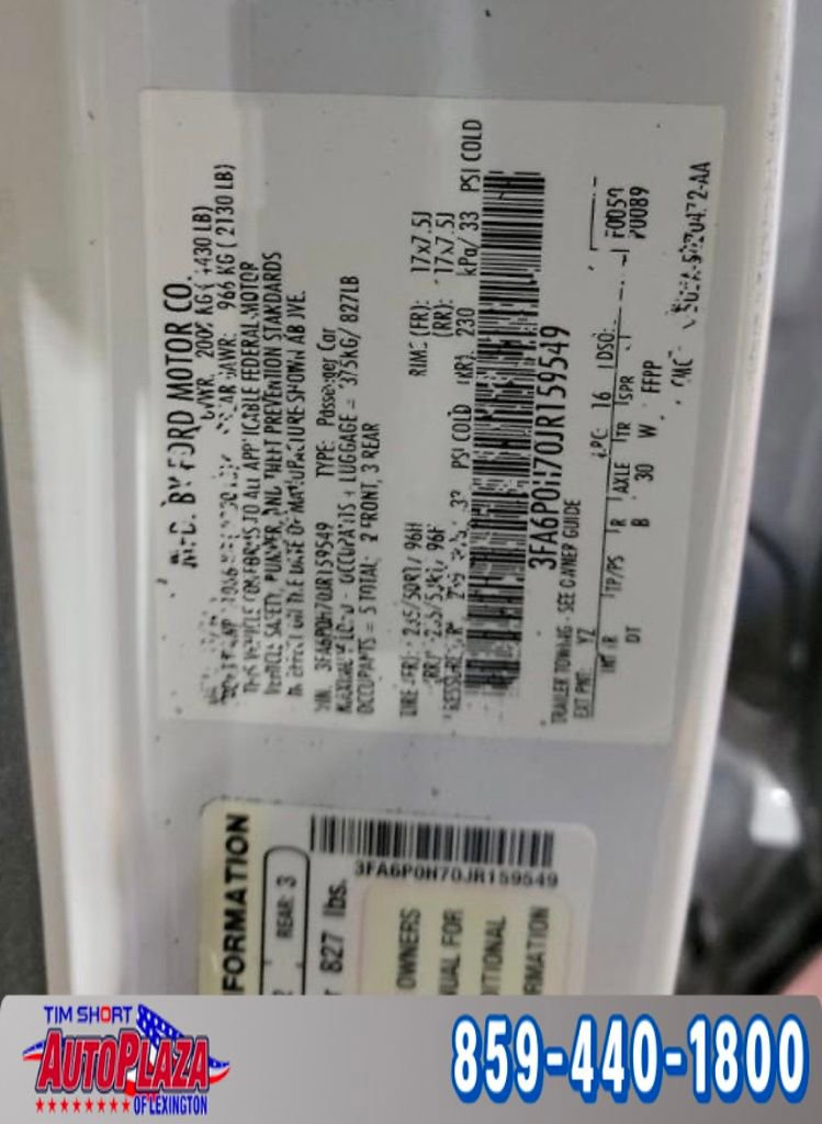 Used 2018 Ford Fusion SE image 10