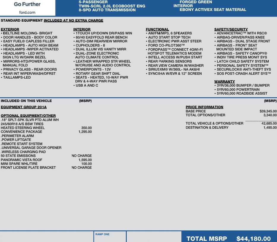 Used 2022 Ford Edge SEL w/ Convenience Package AWD/4WD image 2