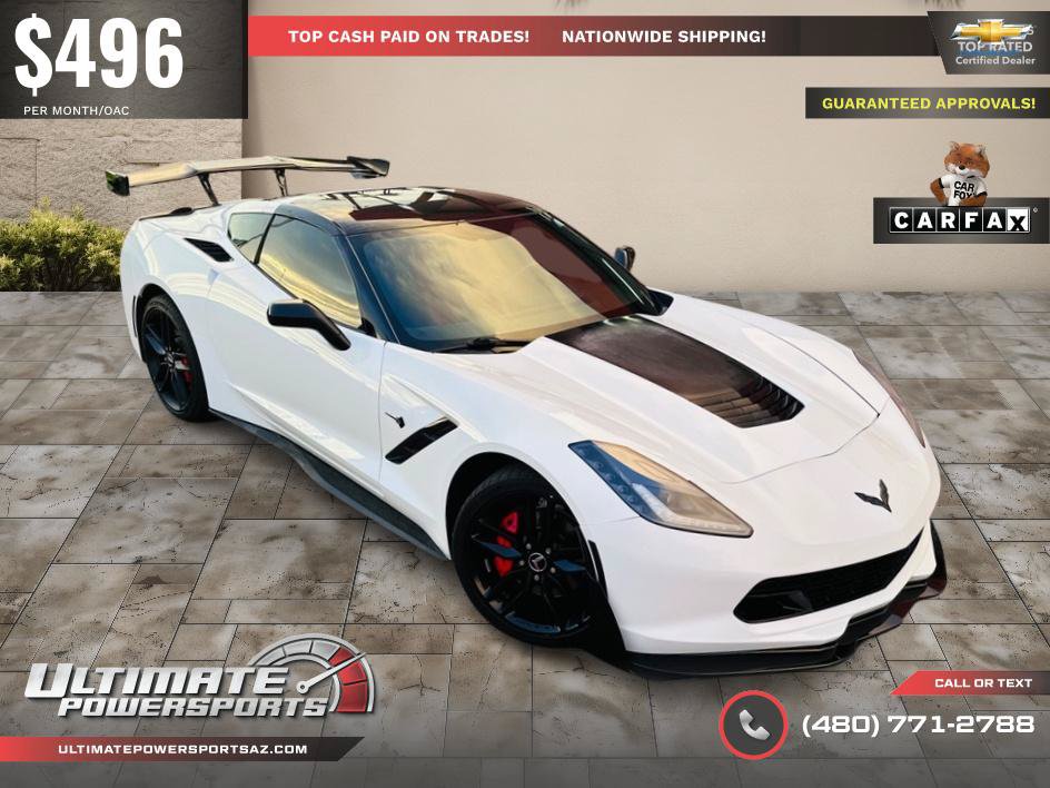 Used 2015 Chevrolet Corvette Stingray Coupe w/ ZF1 Appearance Package RWD image 63