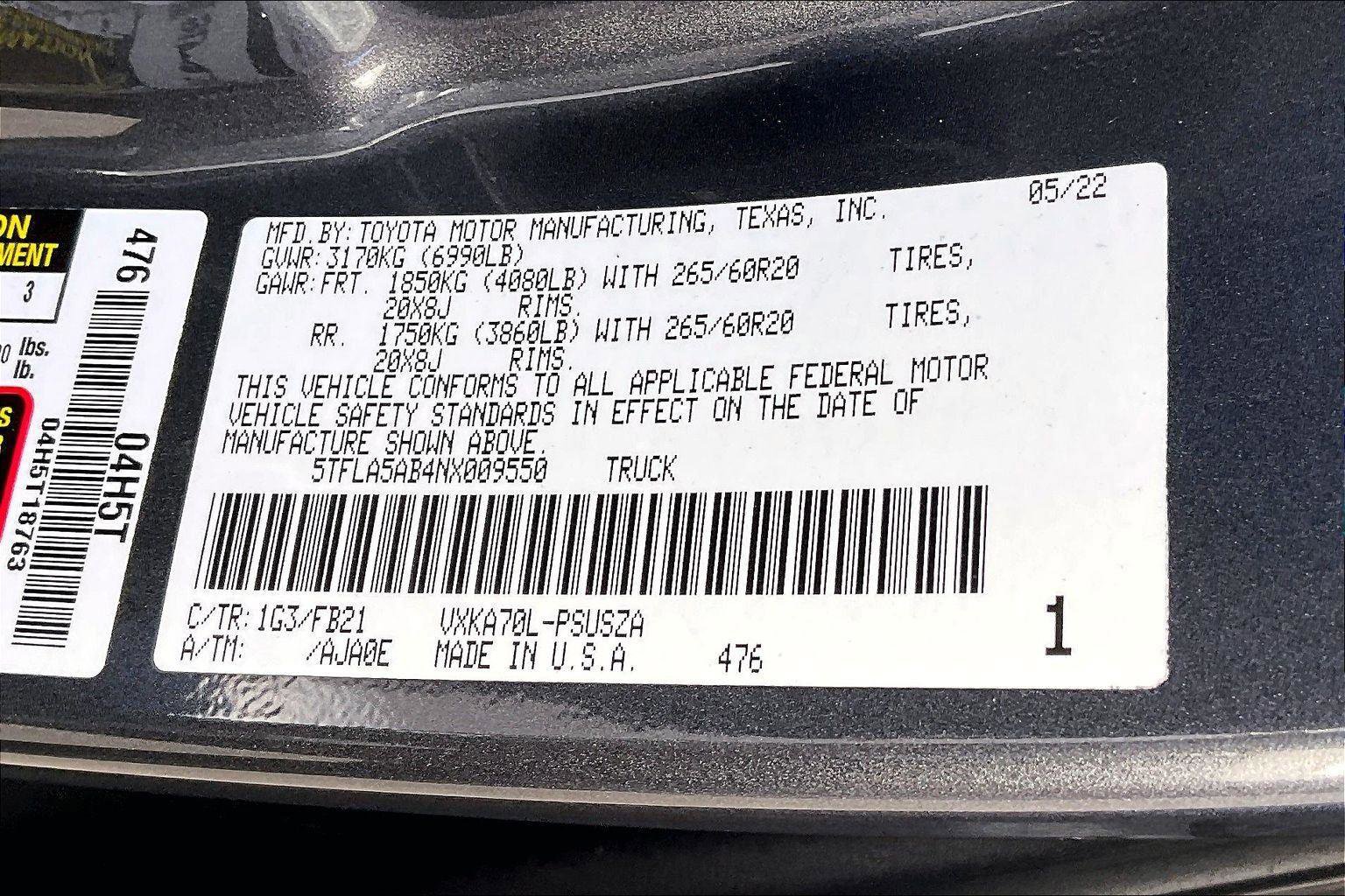 Used 2022 Toyota Tundra SR5 image 34