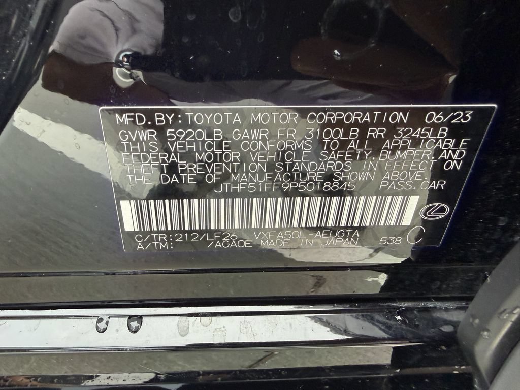 Used 2023 Lexus LS 500 F Sport w/ Cold Weather Package (CK) RWD image 28