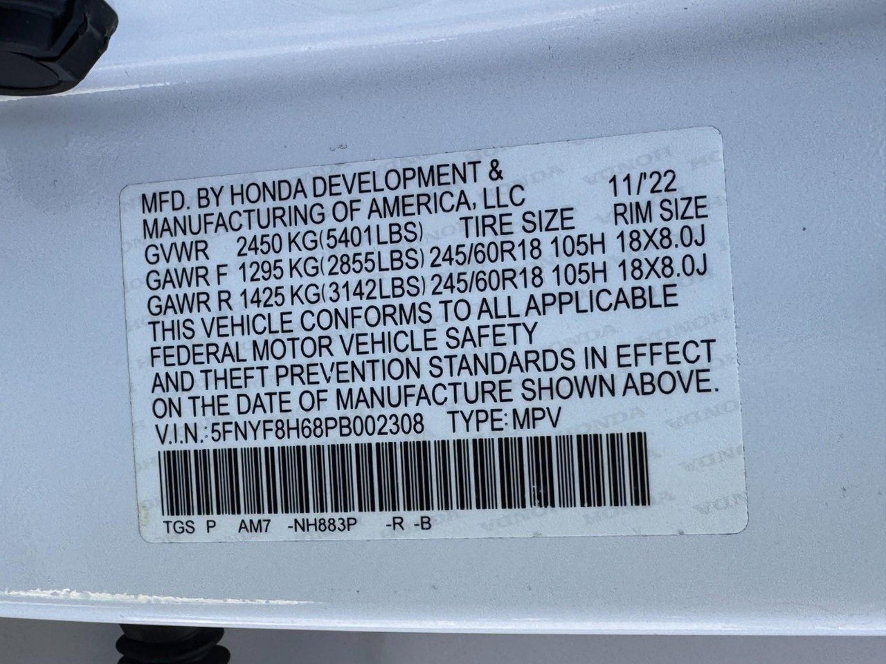 Certified 2023 Honda Passport TrailSport image 28