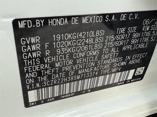 Certified 2025 Honda HR-V LX image 21