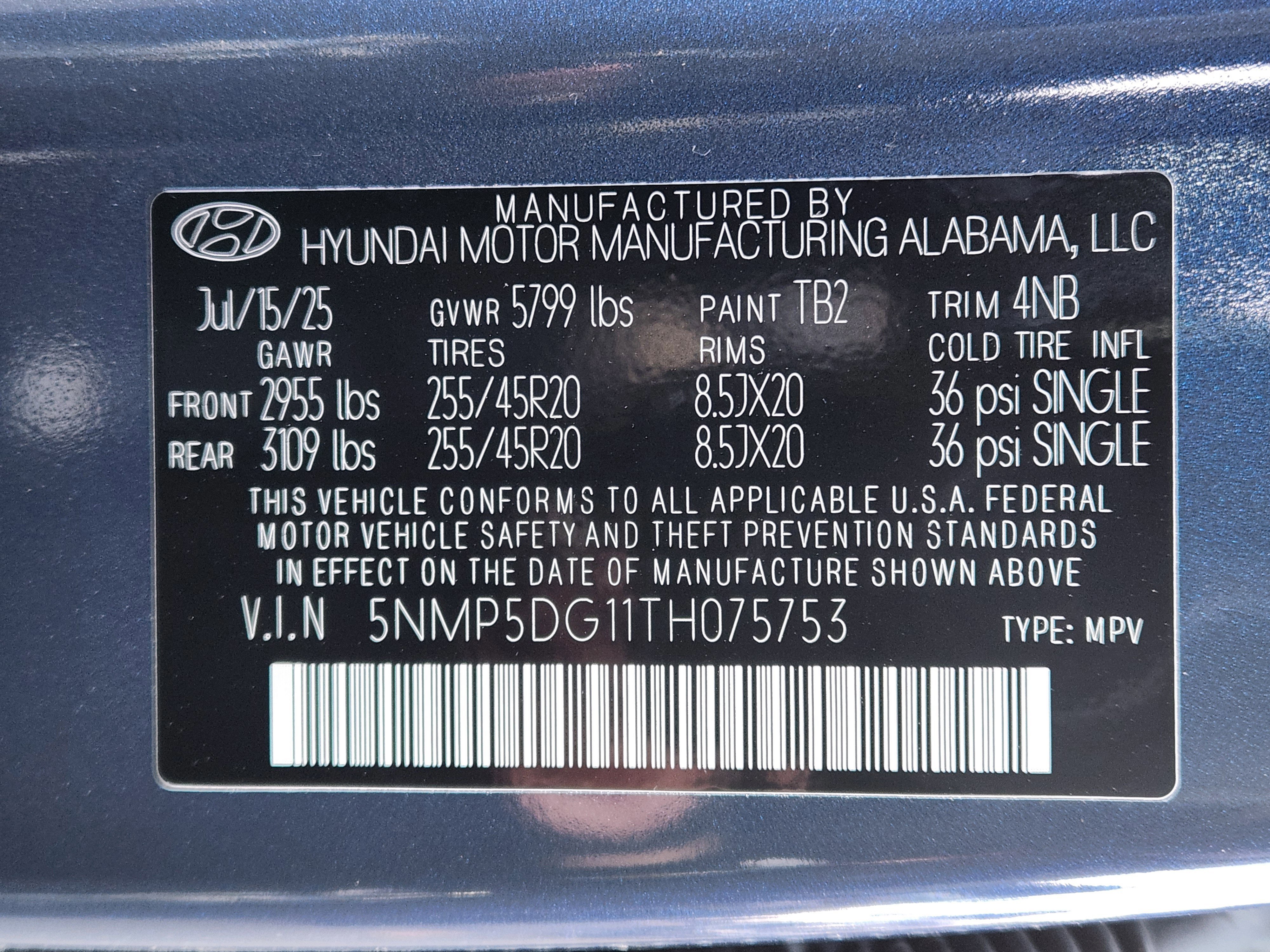 New 2026 Hyundai Santa Fe Calligraphy image 35