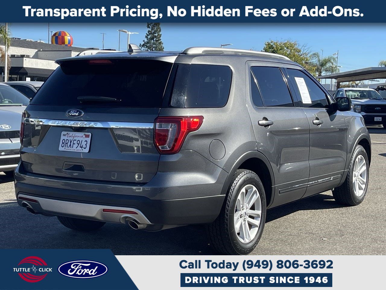 Used 2017 Ford Explorer XLT w/ Equipment Group 202A image 6