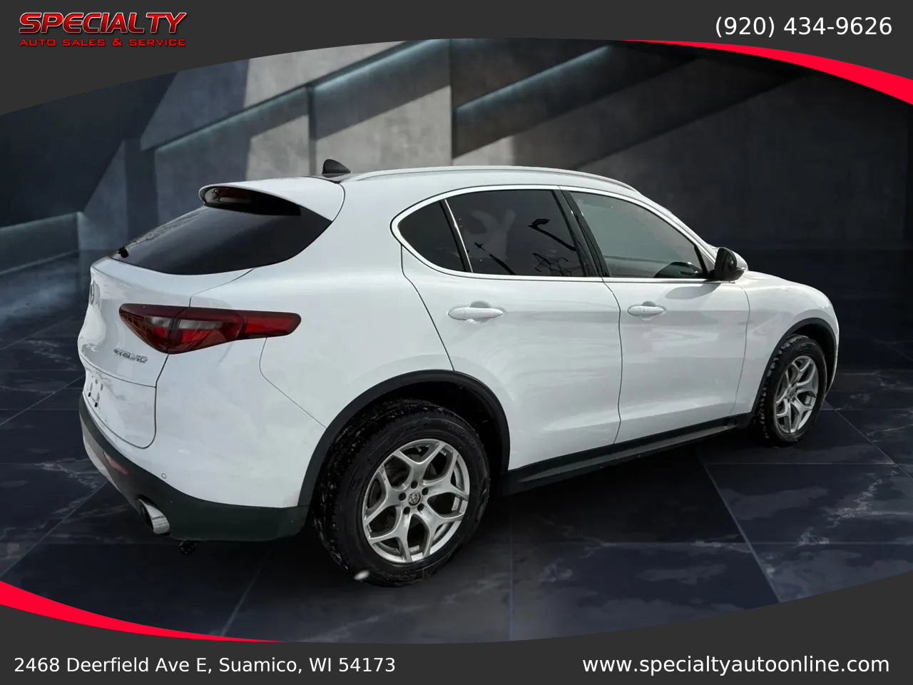 Used 2020 Alfa Romeo Stelvio Sport Utility 4D w/ Cold Weather Package image 9