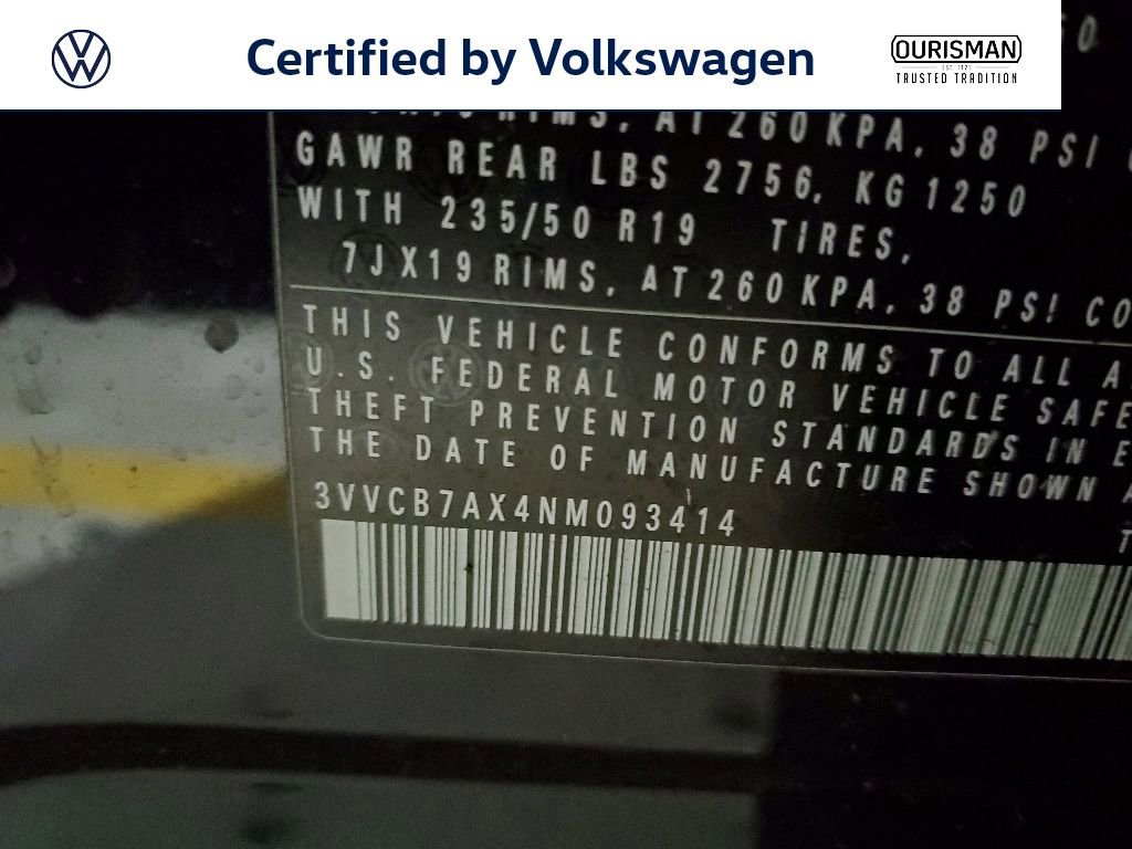Used 2022 Volkswagen Tiguan SE R-Line FWD image 6