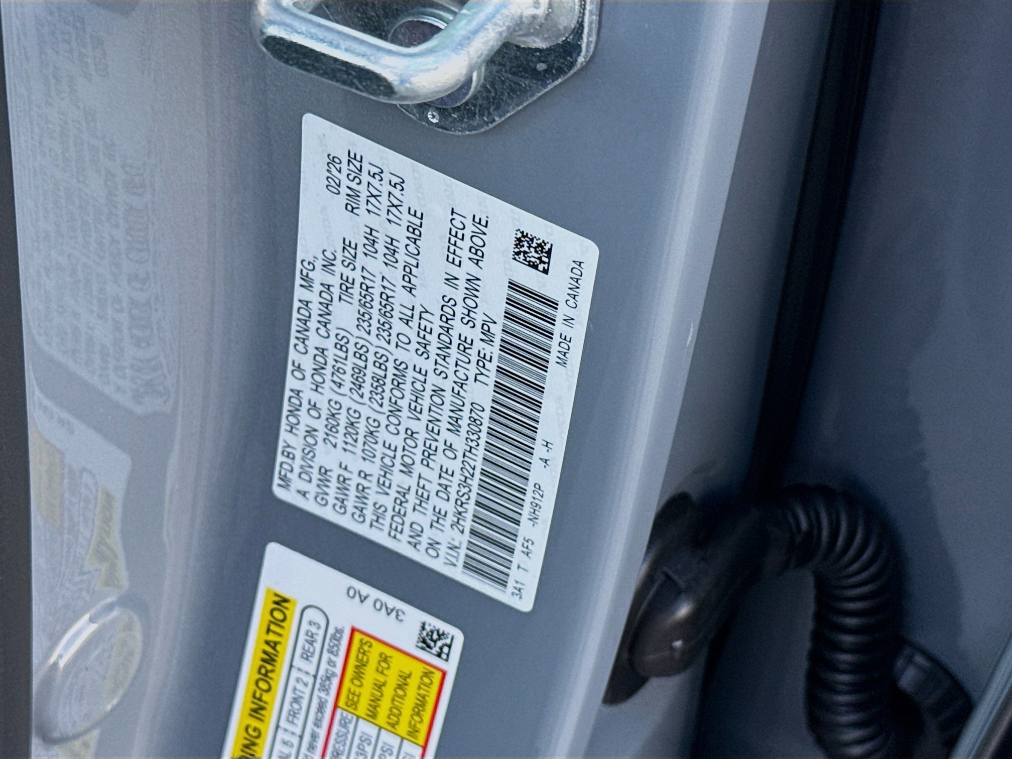 New 2026 Honda CR-V LX image 27