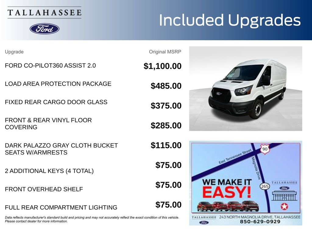 New 2026 Ford Transit 250 148 Medium Roof w/ Load Area Protection Package image 3
