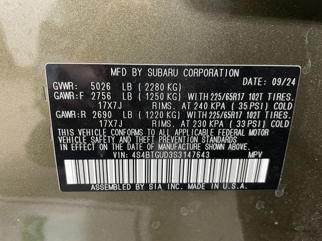 Used 2025 Subaru Outback Wilderness AWD/4WD image 27