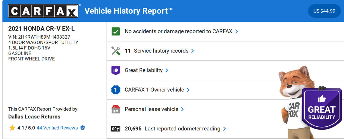 Used 2021 Honda CR-V EX-L image 14