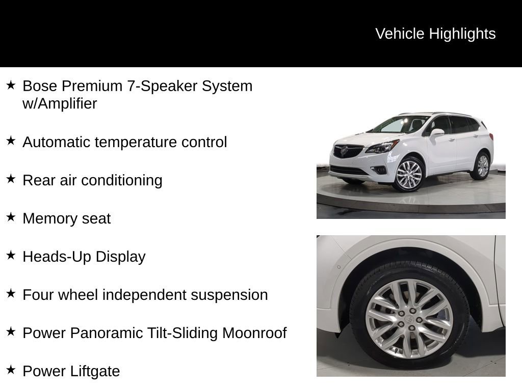 Used 2019 Buick Envision Premium w/ Driver Confidence Package AWD/4WD image 13