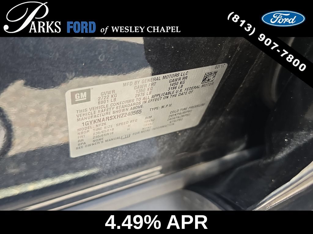 Used 2017 Cadillac XT5 FWD w/ LPO, Wheel Lock Package image 32
