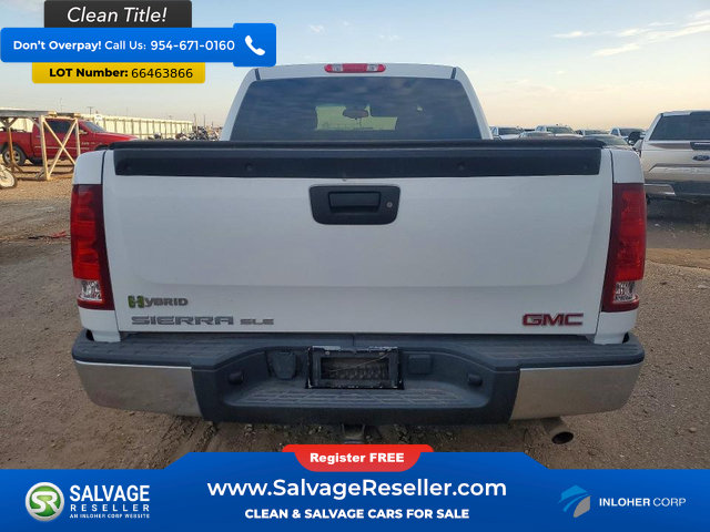 Used 2010 GMC Sierra 1500 4x4 Crew Cab Hybrid image 8