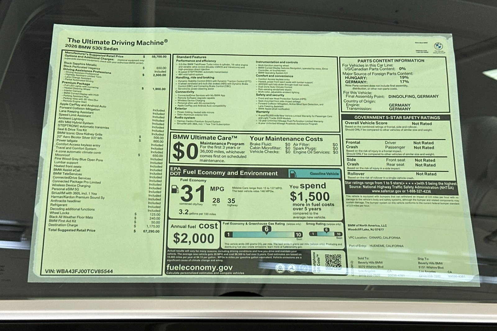 Used 2026 BMW 530i RWD image 29