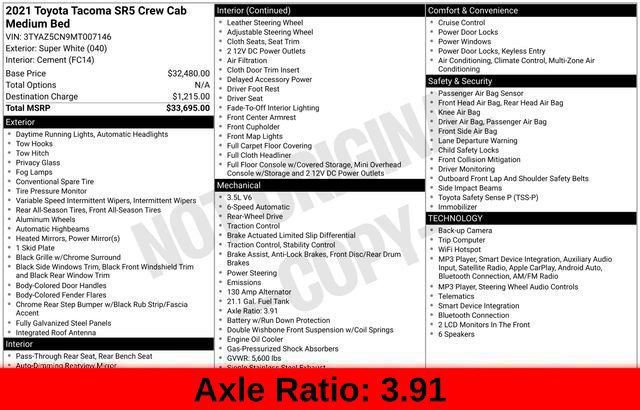Used 2021 Toyota Tacoma SR5 RWD image 71