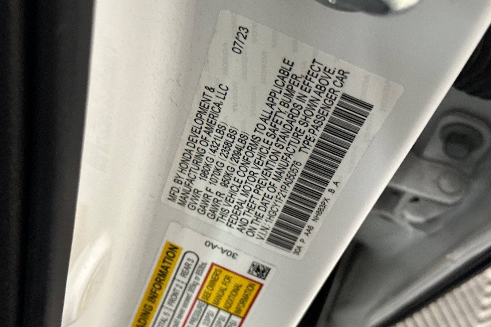 Used 2023 Honda Accord LX image 50