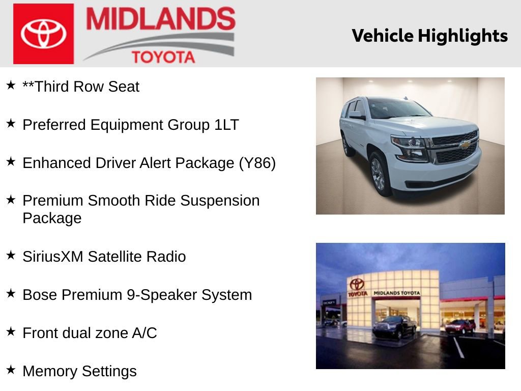 Used 2017 Chevrolet Tahoe LT video 2