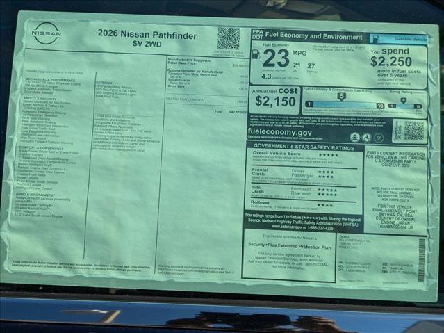 New 2026 Nissan Pathfinder SV image 16