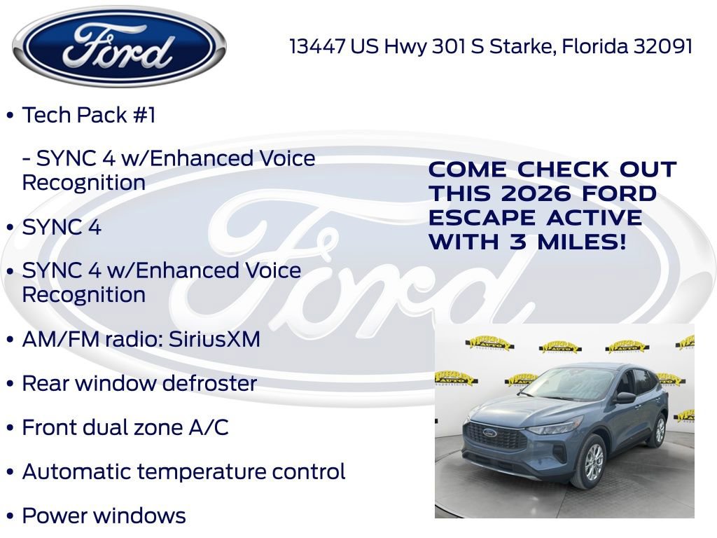New 2026 Ford Escape Active w/ Tech Pack #1 image 15