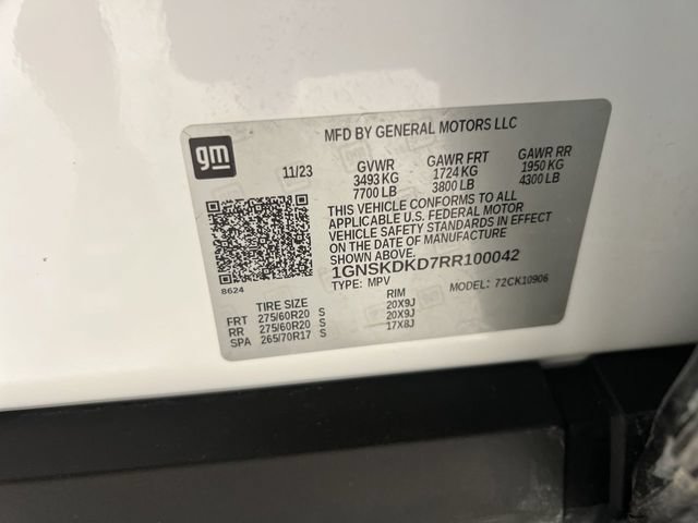 Certified 2024 Chevrolet Suburban Z71 w/ Luxury Package AWD/4WD image 33