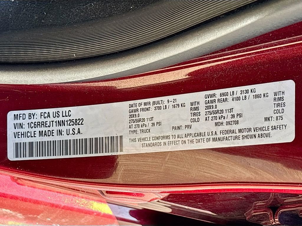 Used 2022 RAM 1500 Laramie w/ Laramie Southwest Edition image 33