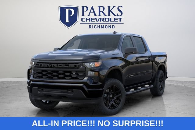 New 2026 Chevrolet Silverado 1500 Custom w/ Turbomax Blackout Package AWD/4WD image 3
