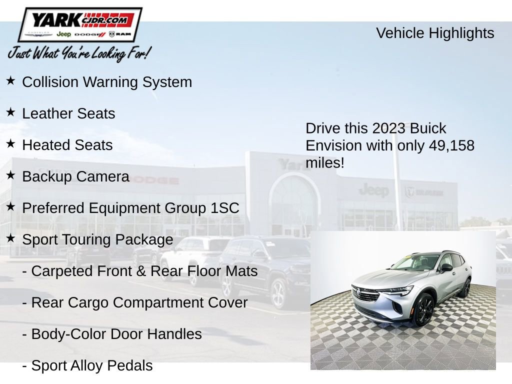 Used 2023 Buick Envision Preferred w/ Sport Touring Package image 7