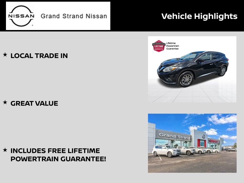 Used 2018 Nissan Murano SL w/ Moonroof Package AWD/4WD image 6