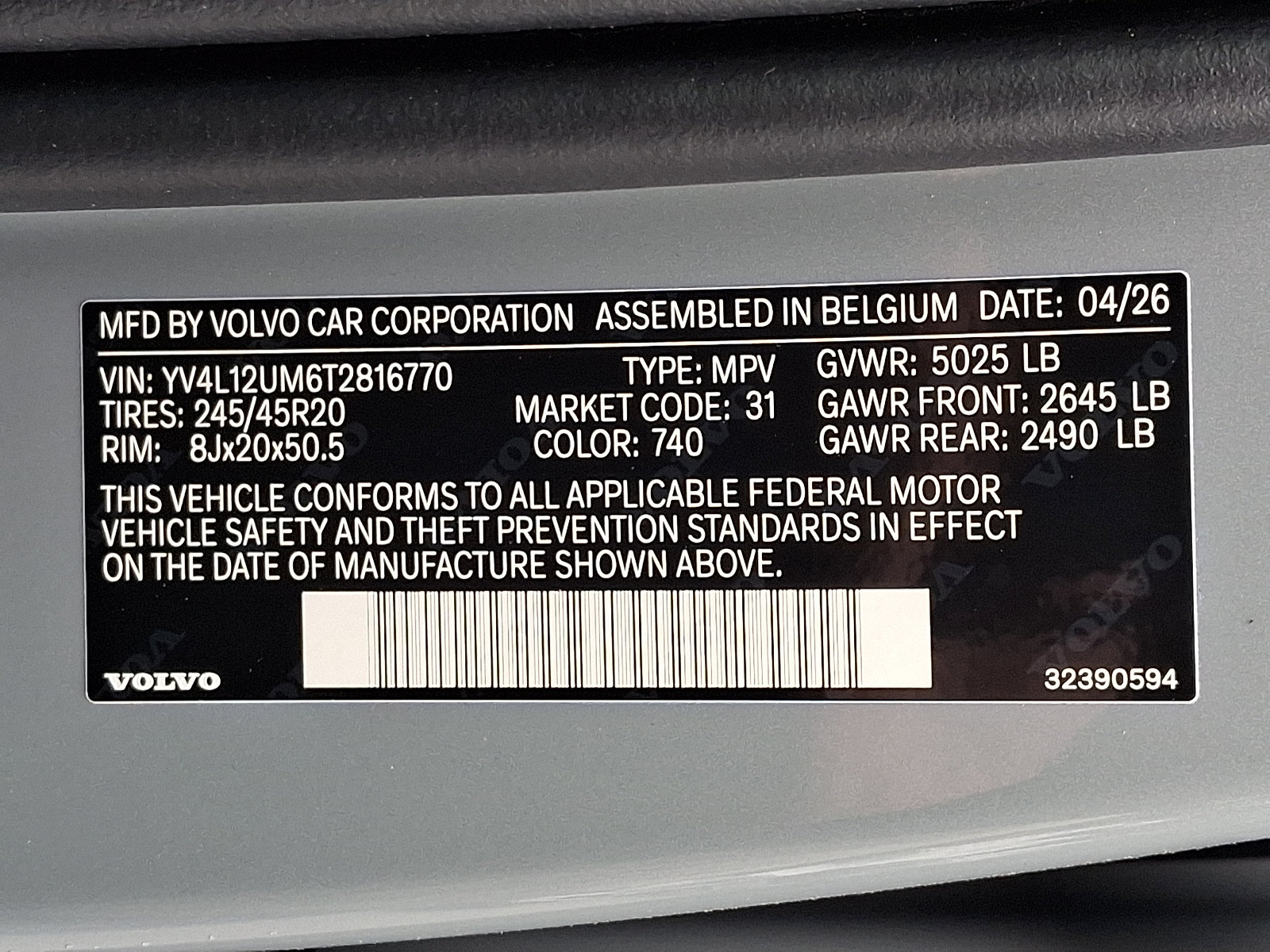 New 2026 Volvo XC40 B5 Ultra w/ Protection Package Premier AWD/4WD image 13