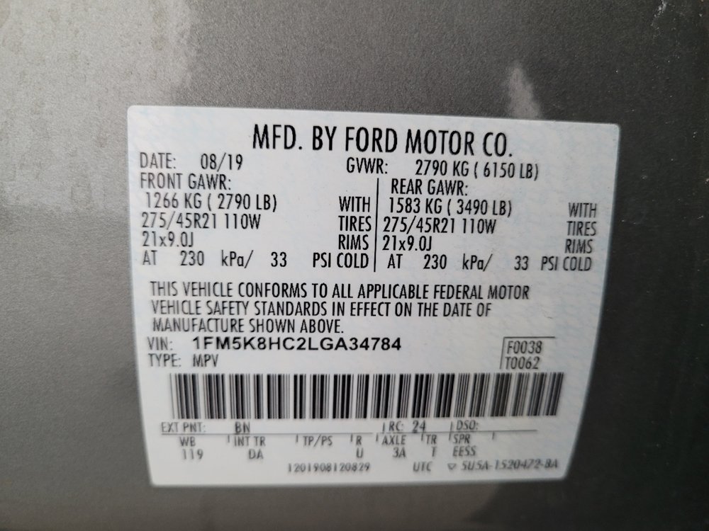 Used 2020 Ford Explorer Platinum w/ Premium Technology Package AWD/4WD image 33