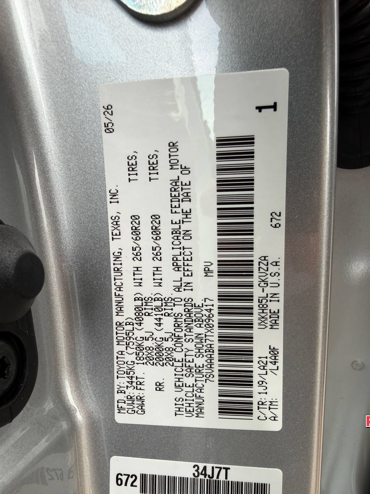 New 2026 Toyota Sequoia Platinum AWD/4WD image 26