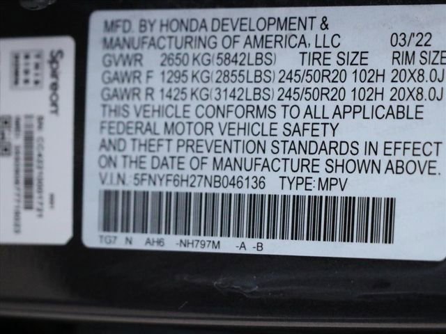 Used 2022 Honda Pilot Special Edition image 31