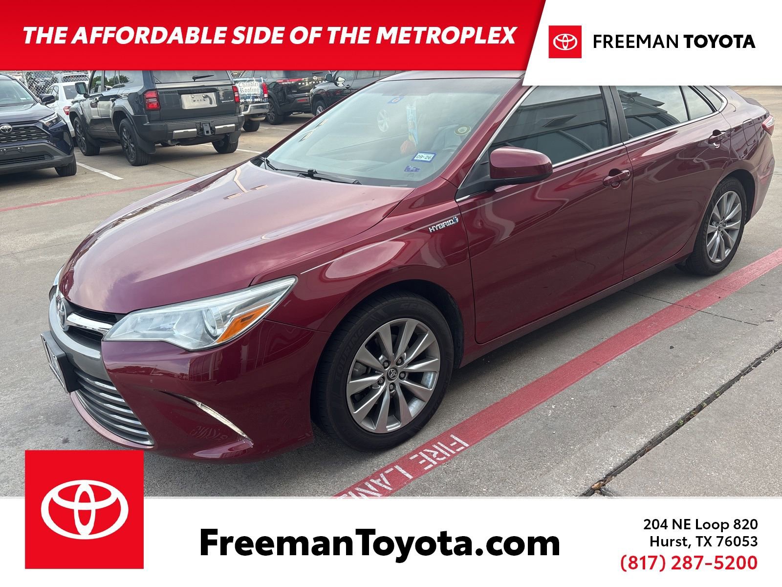 Used 2015 Toyota Camry XLE w/ Moonroof Package