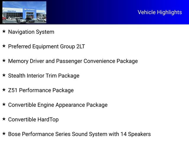 New 2026 Chevrolet Corvette Stingray Preferred Conv w/ Z51 Performance Package video 3