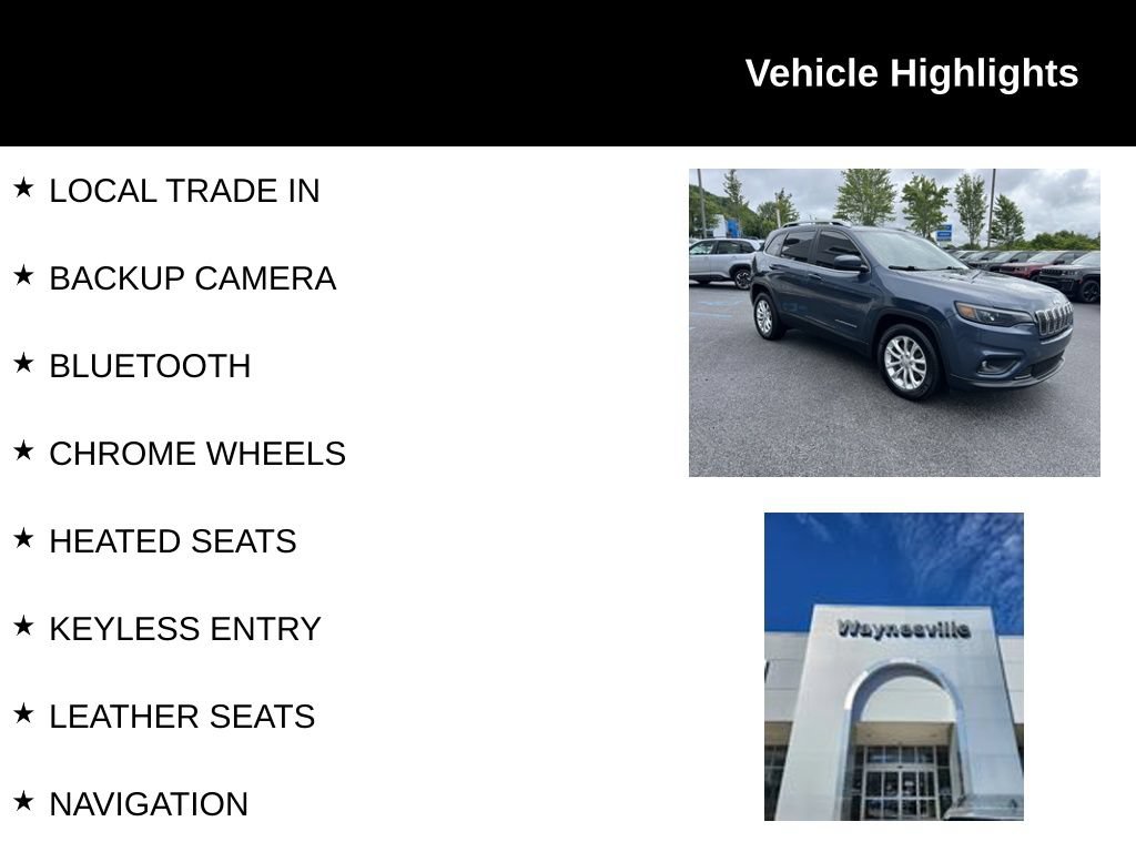 Used 2019 Jeep Cherokee Latitude w/ Popular Appearance Group FWD image 2