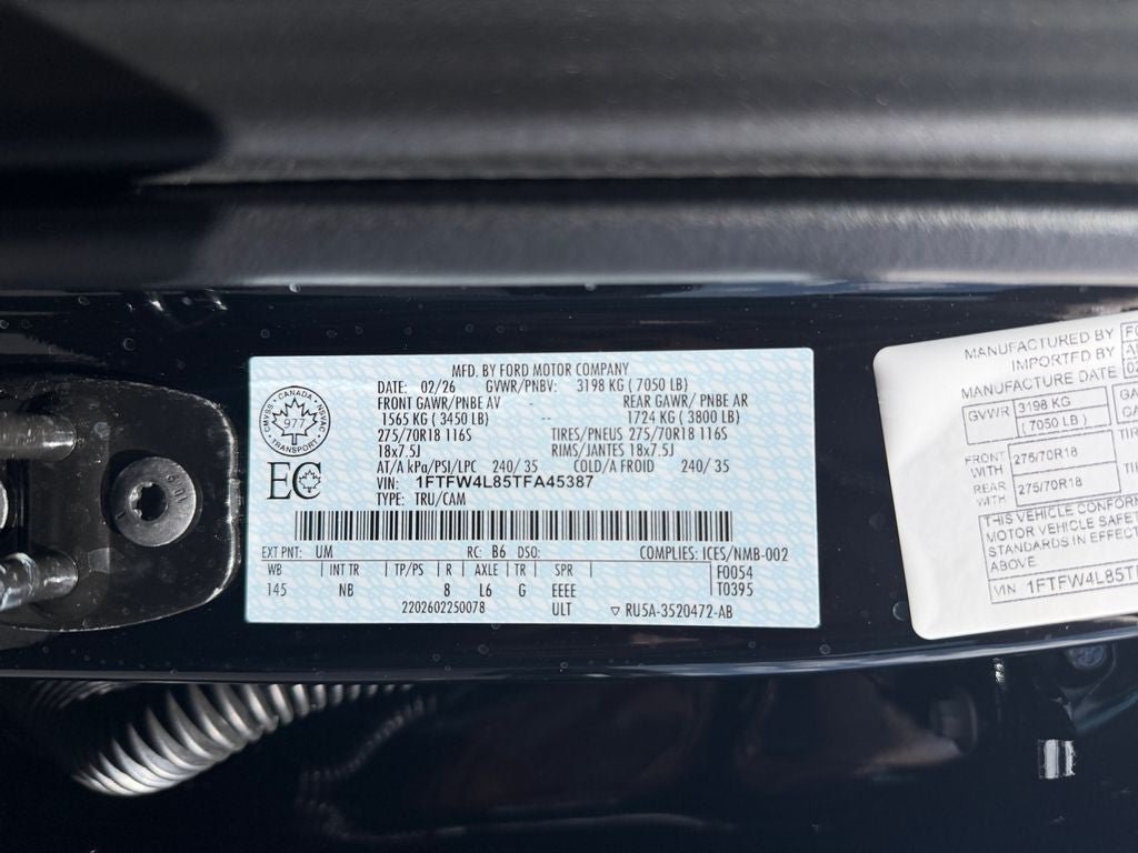 Used 2026 Ford F150 Tremor w/ Equipment Group 402B MID AWD/4WD image 36
