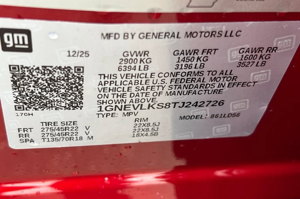 New 2026 Chevrolet Traverse RS image 24