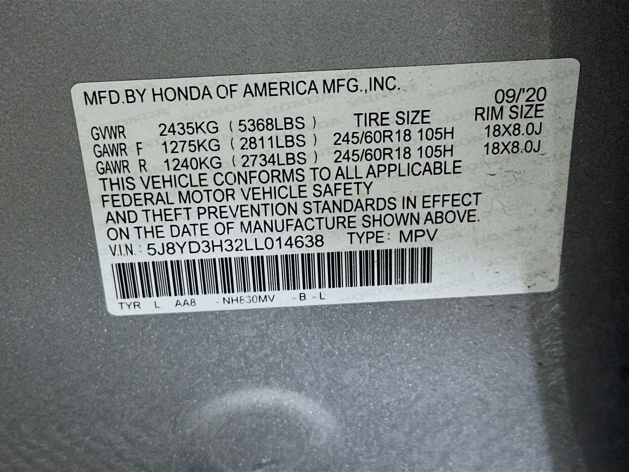 Used 2020 Acura MDX FWD image 12