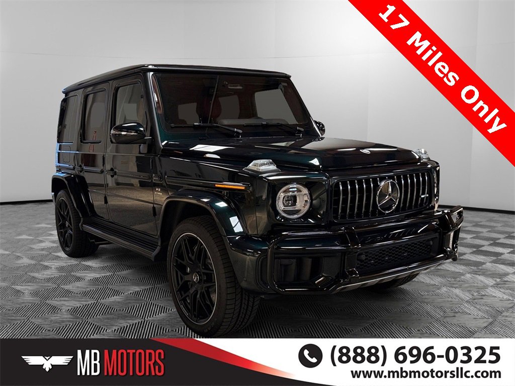 Used 2025 Mercedes-Benz G 63 AMG 4MATIC w/ Manufactur Interior Package