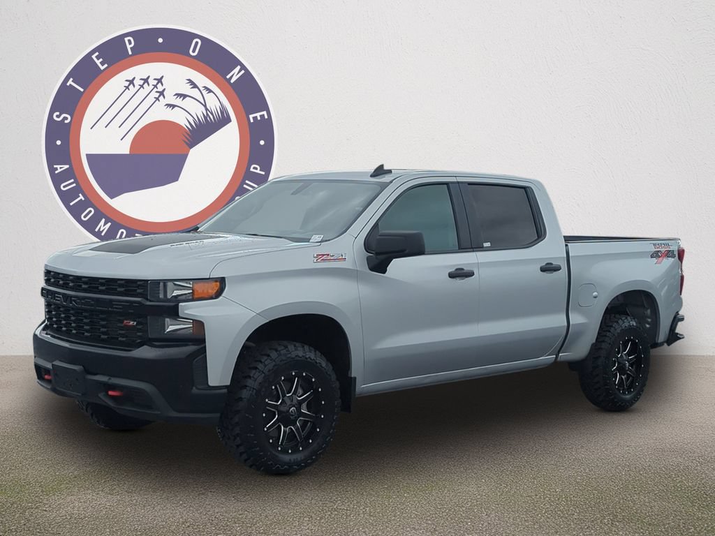 Used 2021 Chevrolet Silverado 1500 Custom Trail Boss w/ LPO, Dark Essentials Package AWD/4WD image 1