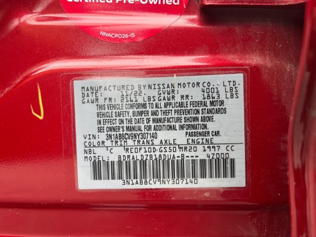 Used 2022 Nissan Sentra SV w/ SV Premium Package FWD image 27