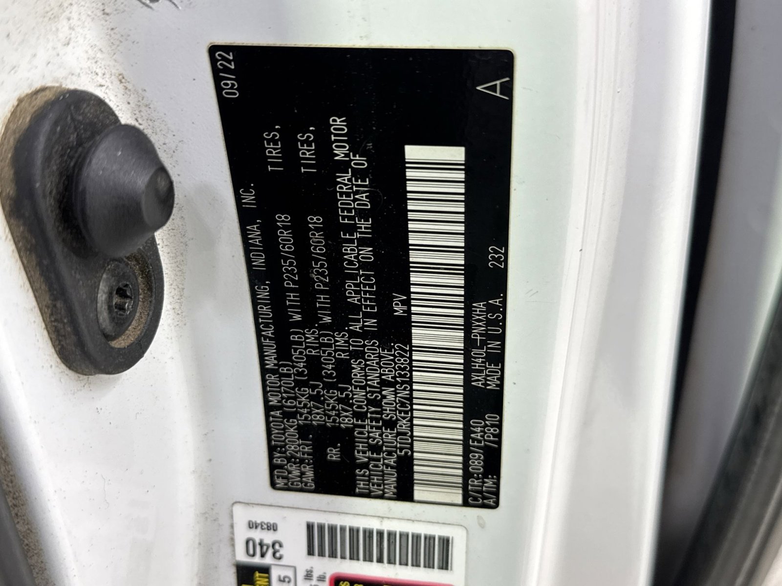 Used 2022 Toyota Sienna XLE image 34