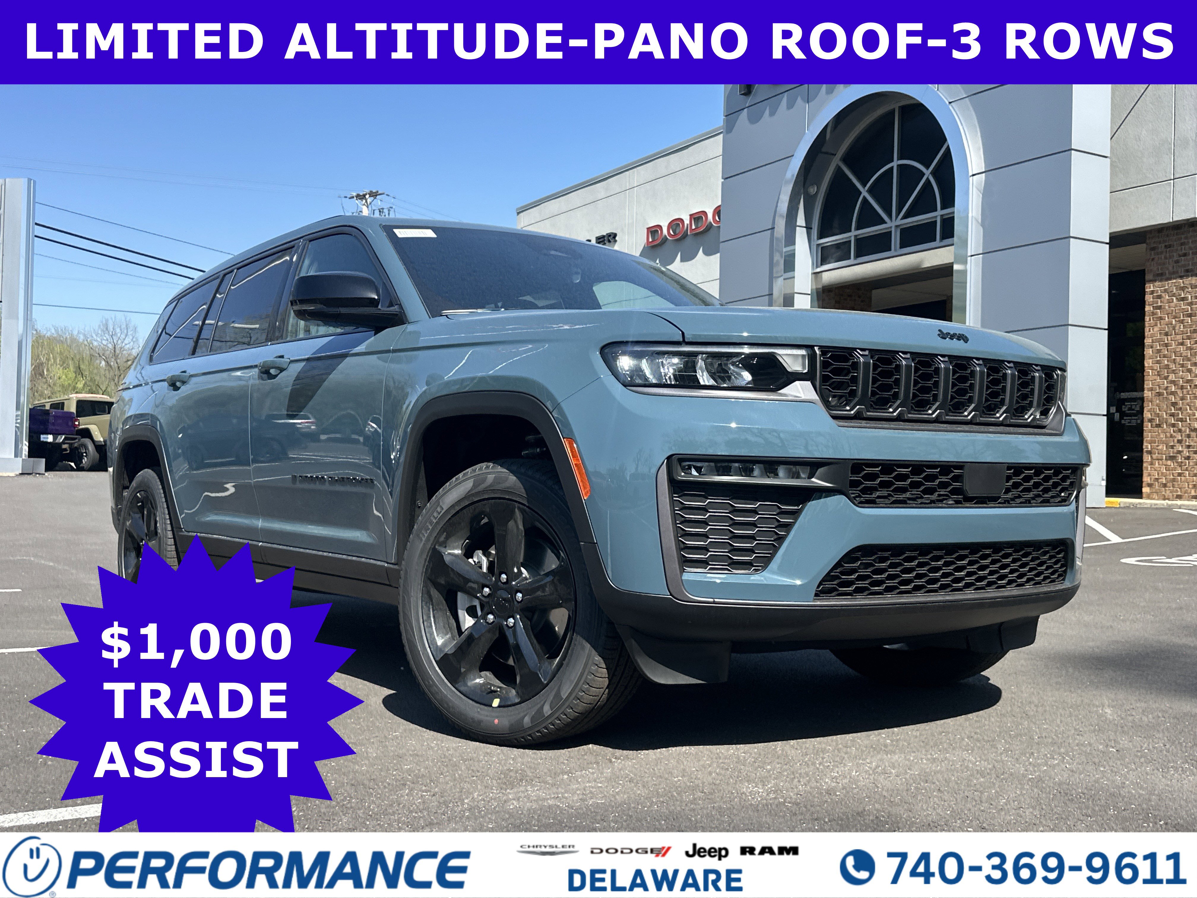 New 2026 Jeep Grand Cherokee L Limited w/ Limited Altitude Package AWD/4WD image 1