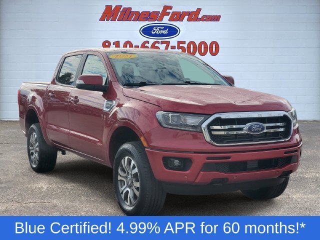 Certified 2021 Ford Ranger Lariat w/ Equipment Group 501A High AWD/4WD image 2